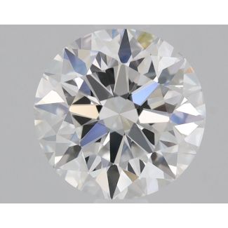 0.9 Carat Round E VVS1 EX GIA Natural Diamond