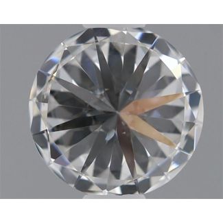 0.41 Carat Round H SI1 EX GIA Natural Diamond