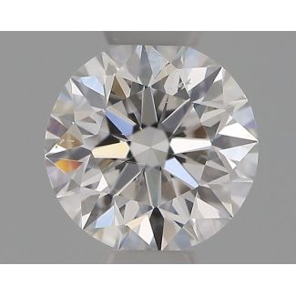 0.36 Carat Round E SI1 EX GIA Natural Diamond