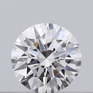 0.2 Carat Round H VVS1 EX GIA Natural Diamond