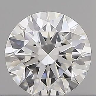 0.27 Carat Round E VVS1 EX GIA Natural Diamond