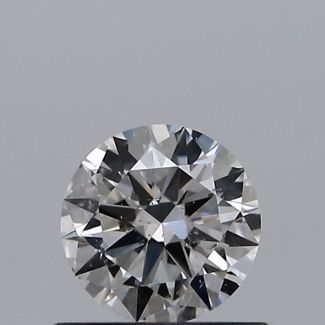 0.50 Carat Round E SI2 VG EX GIA Natural Diamond