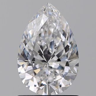 1.00 Carat Pear D SI2 - EX VG GIA Natural Diamond