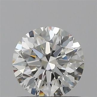 0.70 Carat Round H VVS1 EX GIA Natural Diamond