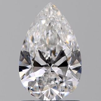 1.02 Carat Pear D VS1 - EX GIA Natural Diamond