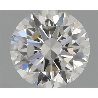 0.40 Carat Round H VS2 EX VG GIA Natural Diamond