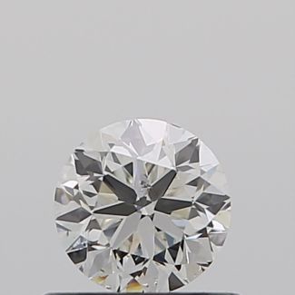 0.50 Carat Round H SI1 G EX VG GIA Natural Diamond