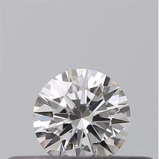 0.18 Carat Round D VVS1 EX GIA Natural Diamond