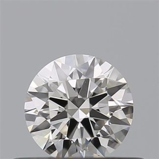 0.35 Carat Round H VVS1 EX GIA Natural Diamond