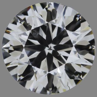 0.50 Carat Round E SI1 G EX GIA Natural Diamond