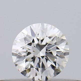 0.23 Carat Round H VS1 EX VG GIA Natural Diamond