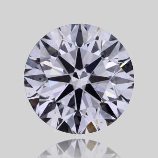 0.46 Carat Round D SI1 EX GIA Natural Diamond