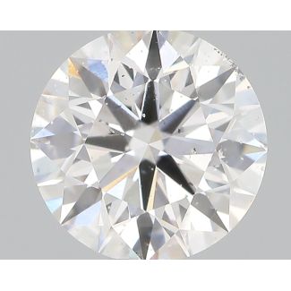 0.72 Carat Round D SI2 EX GIA Natural Diamond