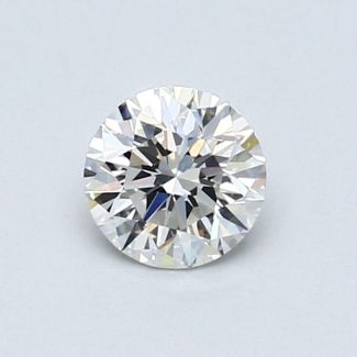 0.59 Carat Round E VS1 VG EX GIA Natural Diamond