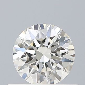 0.4 Carat Round H VVS2 EX GIA Natural Diamond