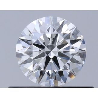 0.41 Carat Round G VVS2 EX GIA Natural Diamond