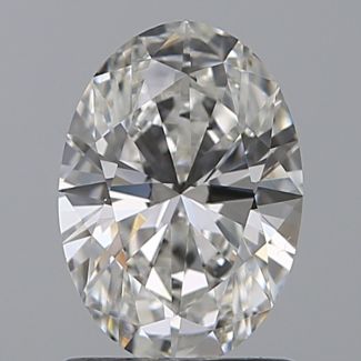 1.08 Carat Oval F VVS1 - EX GIA Natural Diamond