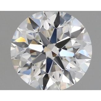 0.62 Carat Round H VS1 EX GIA Natural Diamond