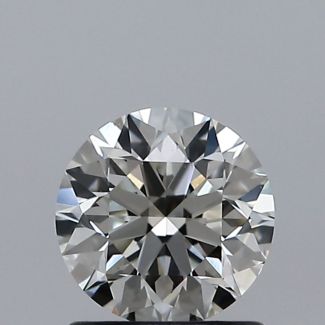 0.90 Carat Round I SI1 EX GIA Natural Diamond