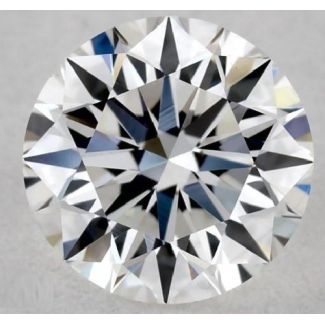 0.51 Carat Round F VS1 EX GIA Natural Diamond