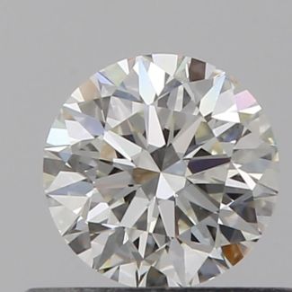 0.45 Carat Round I VVS2 VG GIA Natural Diamond