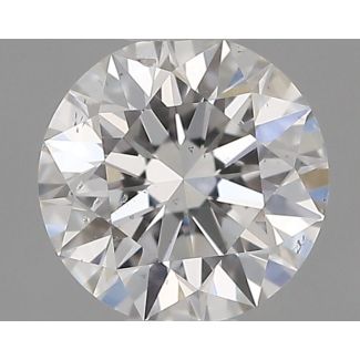 0.32 Carat Round E SI1 EX GIA Natural Diamond