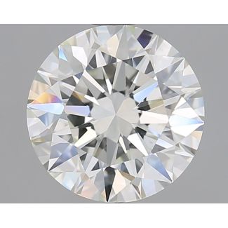 2.01 Carat Round F VS1 EX IGI Natural Diamond