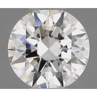 0.50 Carat Round G VVS2 EX HRD Natural Diamond