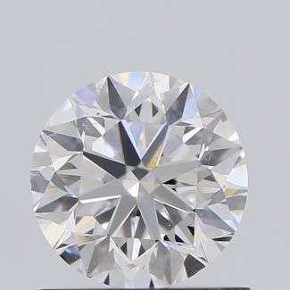 0.70 Carat Round E SI1 VG EX GIA Natural Diamond