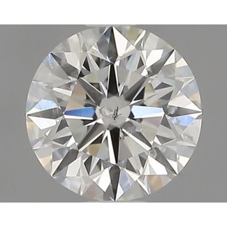 0.5 Carat Round H SI2 EX GIA Natural Diamond