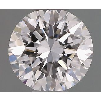 0.7 Carat Round D VVS2 EX GIA Natural Diamond