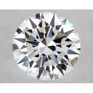 0.35 Carat Round D VVS2 EX VG GIA Natural Diamond