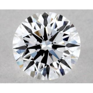 0.37 Carat Round D VVS1 EX GIA Natural Diamond