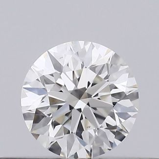 0.23 Carat Round G VS2 EX GIA Natural Diamond