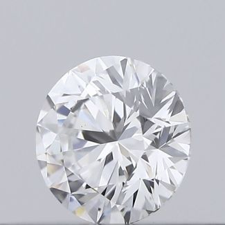 0.18 Carat Round D VS2 EX GIA Natural Diamond