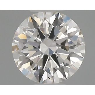 0.5 Carat Round H VS2 EX GIA Natural Diamond