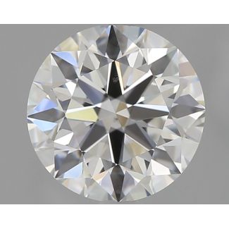 1.5 Carat Round F VS2 EX GIA Natural Diamond