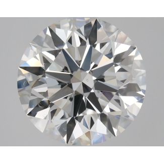 1.7 Carat Round E VS2 EX GIA Natural Diamond