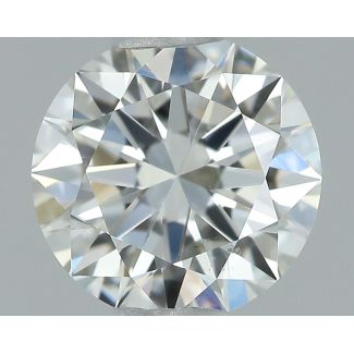 0.81 Carat Round H VS2 EX GIA Natural Diamond