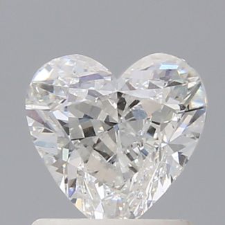 1.00 Carat Heart F SI1 - EX GD GIA Natural Diamond