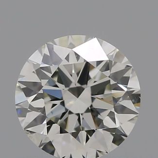 0.56 Carat Round I VS1 VG EX GIA Natural Diamond