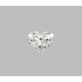 0.50 Carat Heart D SI1 - EX GIA Natural Diamond