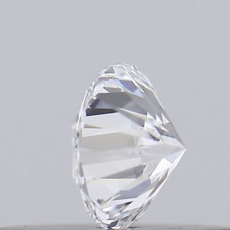 0.18 Carat Round D VVS2 EX GIA Natural Diamond