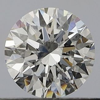 0.36 Carat Round E VVS1 EX GIA Natural Diamond