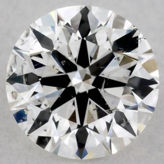 0.3 Carat Round H SI2 VG EX GIA Natural Diamond