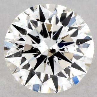 0.24 Carat Round H SI2 EX GIA Natural Diamond