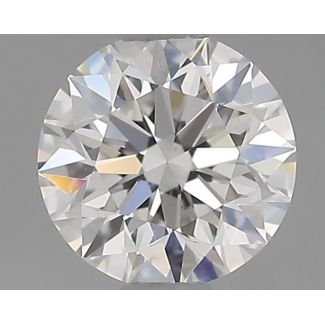 0.5 Carat Round D SI1 EX GIA Natural Diamond