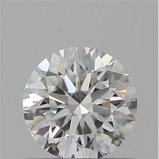 0.52 Carat Round G VVS2 EX GIA Natural Diamond