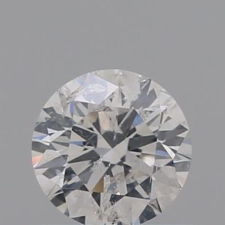 0.30 Carat Round F I2 EX VG GIA Natural Diamond