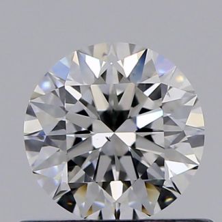 0.51 Carat Round E SI1 EX GIA Natural Diamond